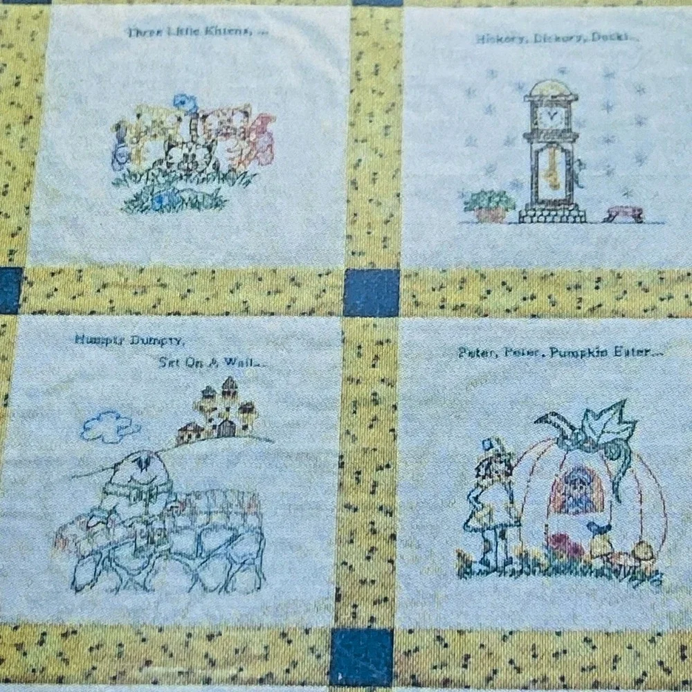 Quilt Pattern Unseen Hands Nursery Rhyme Memories Embroidery Uncut Erica‎ Plank